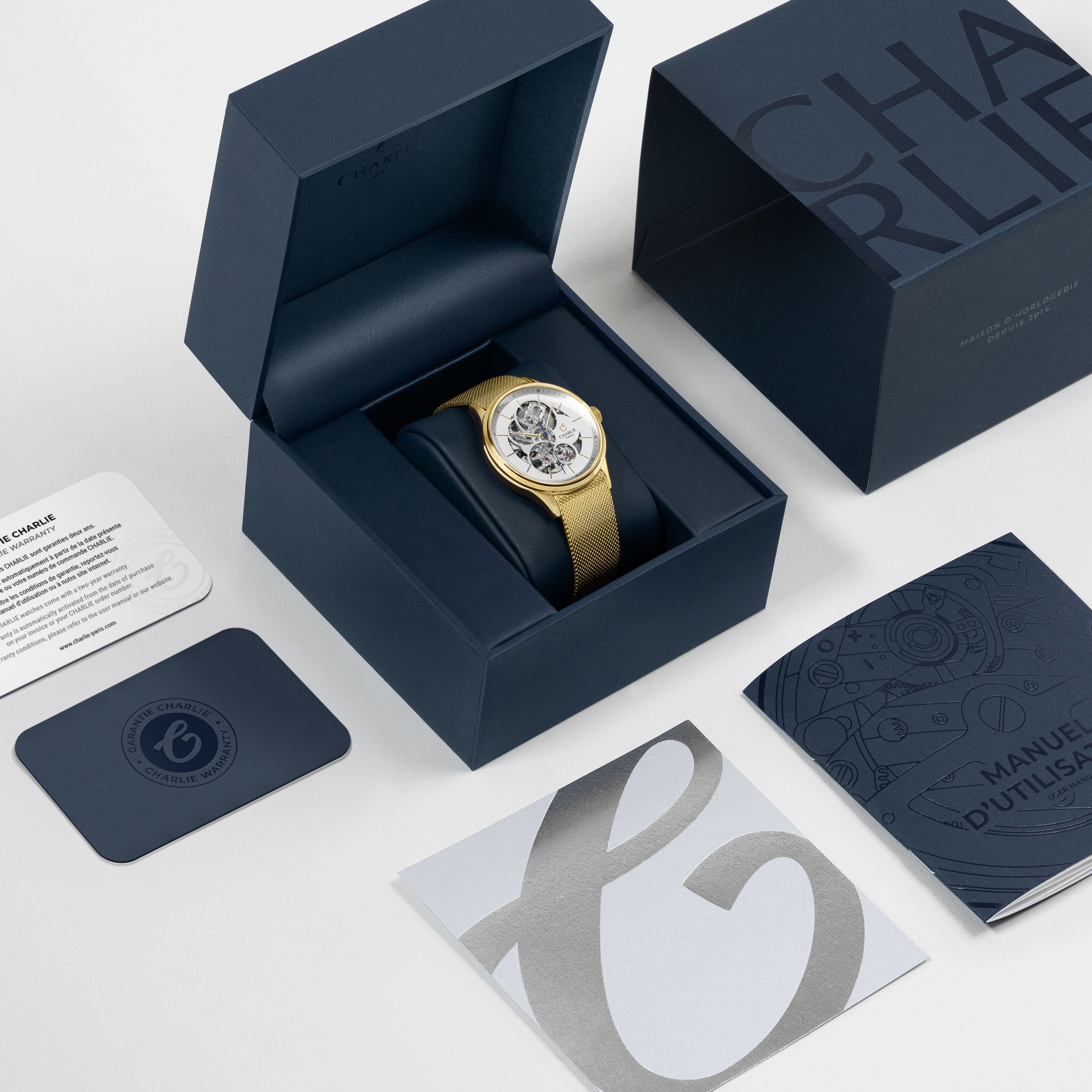 INITIAL 36 - Ajourée - Doré