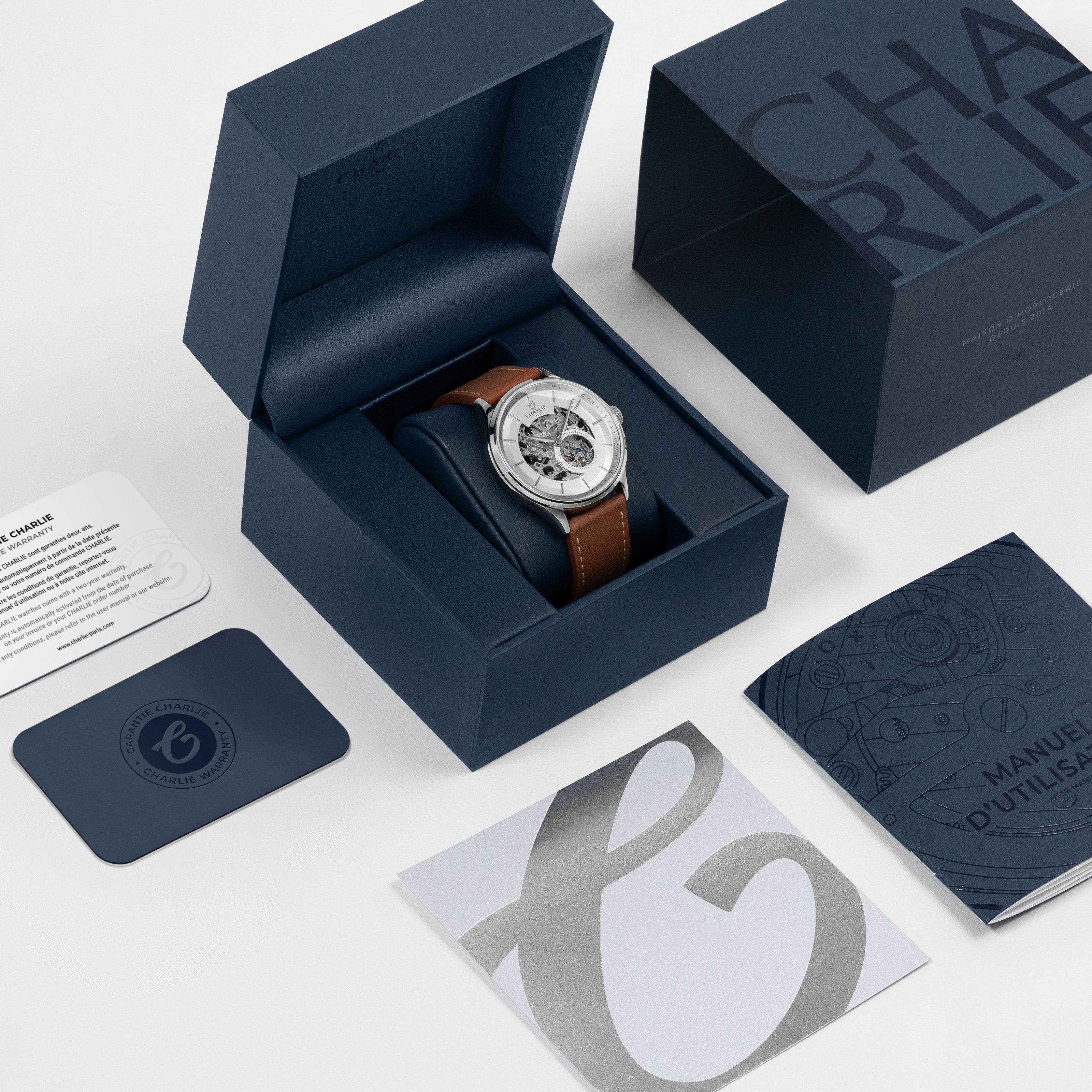 INITIAL SQUELETTE - Montre automatique pour homme