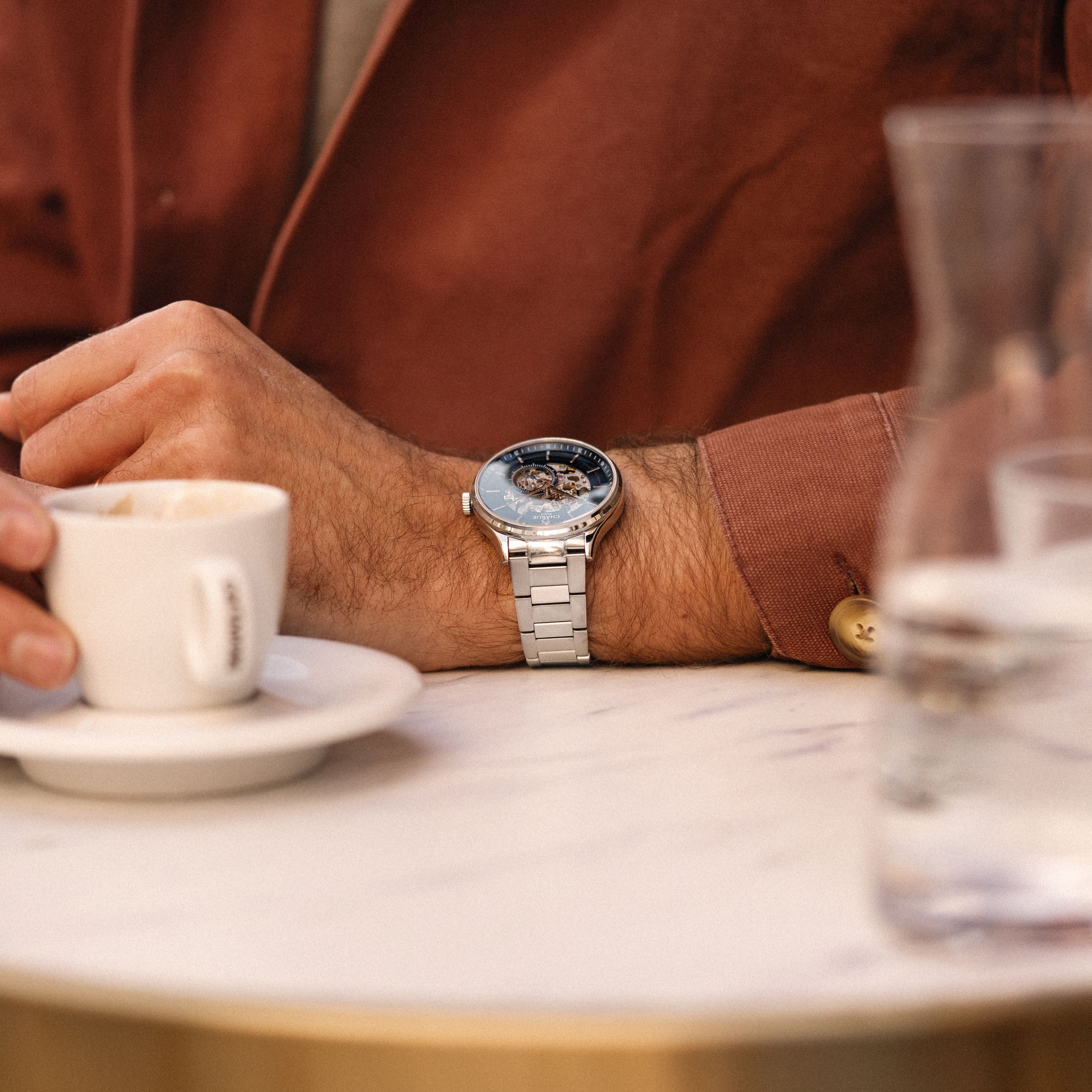 INITIAL - Skeleton - Blue