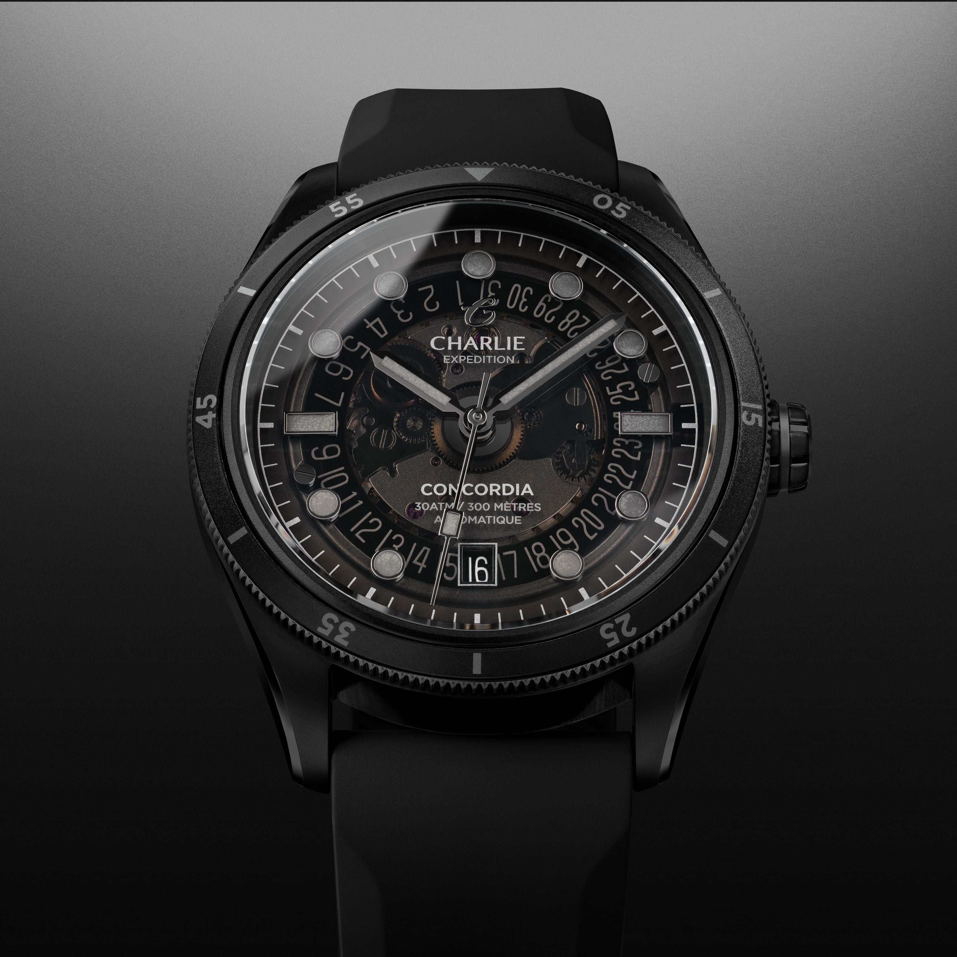 CONCORDIA - Automatique Saphir - Kraken Montres CHARLIE