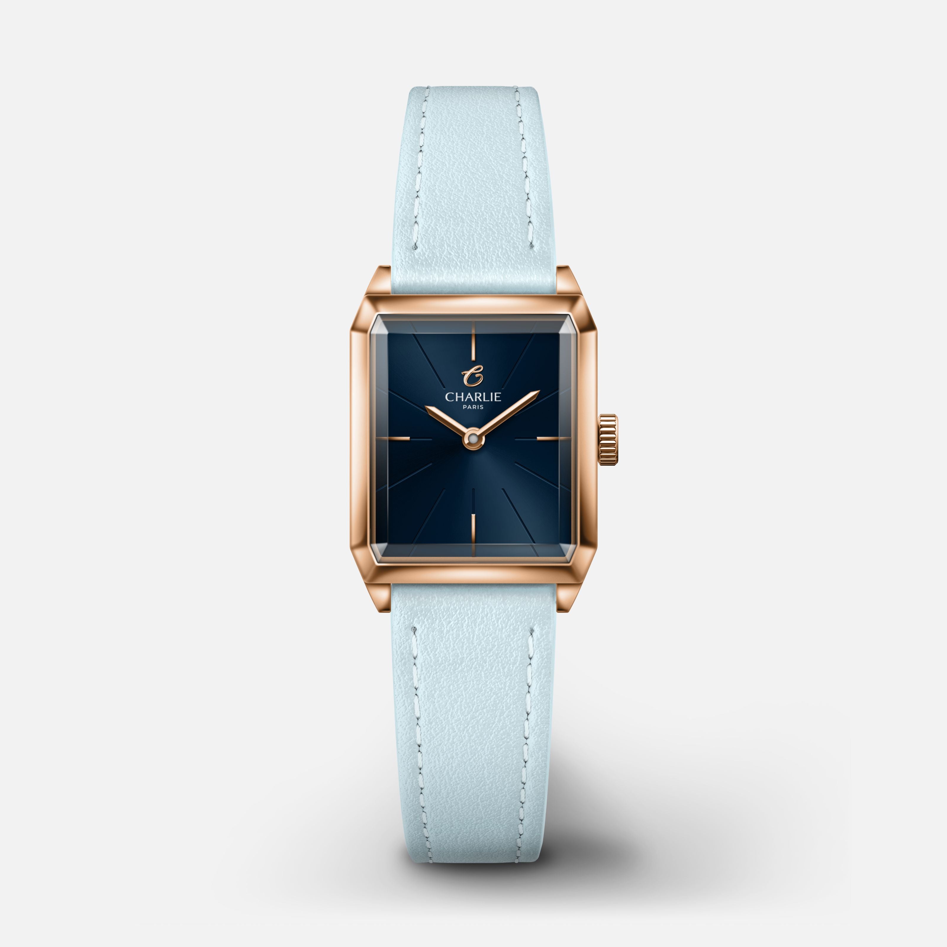 MONCEAU - Doré rose & Bleu