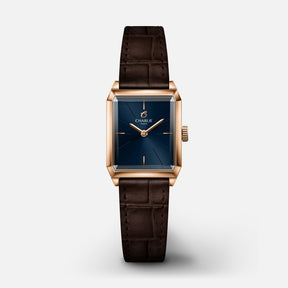 Cuir crocograin chocolat