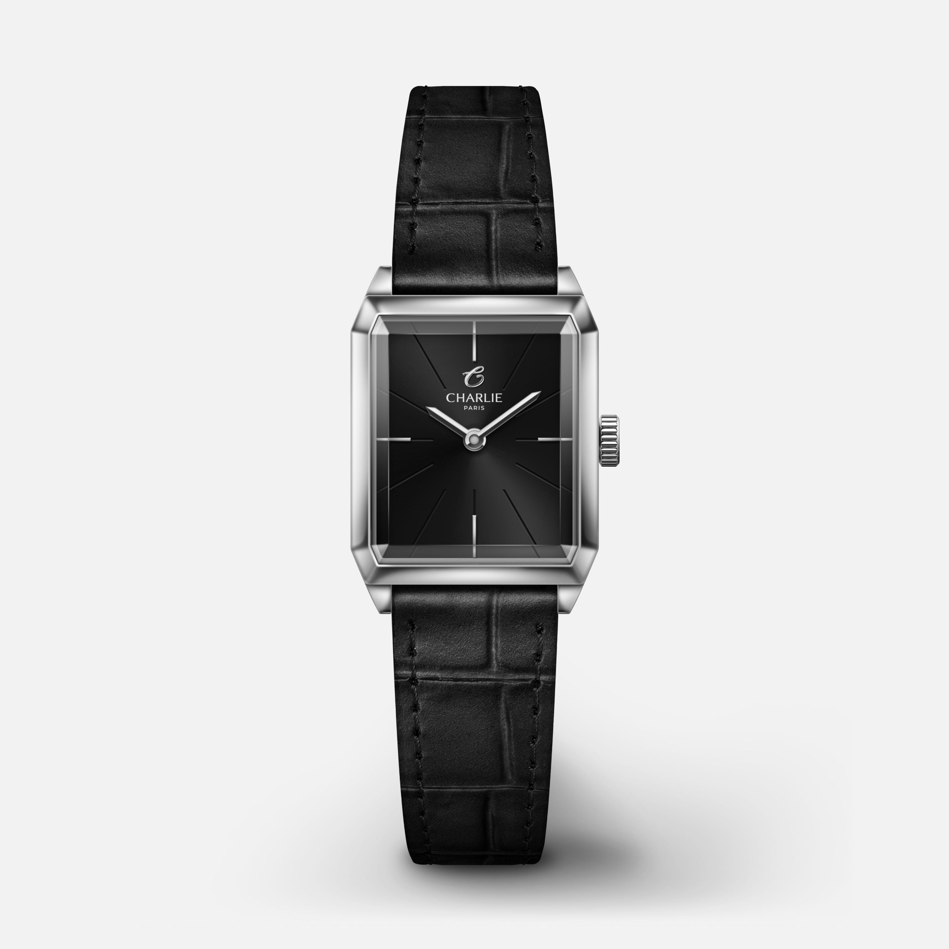 MONCEAU - Quartz - Steel &amp; Black