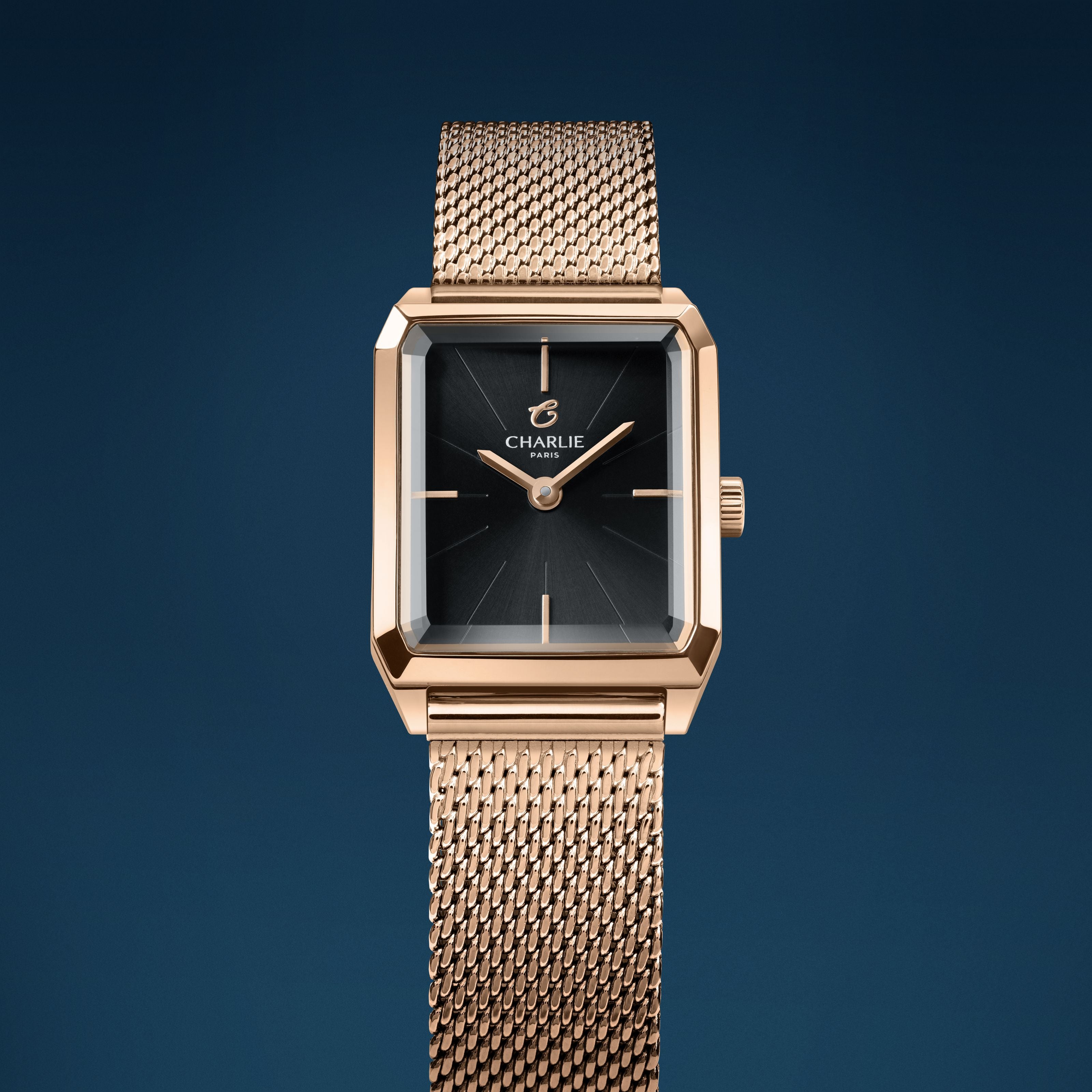 MONCEAU - Rose gold & Black