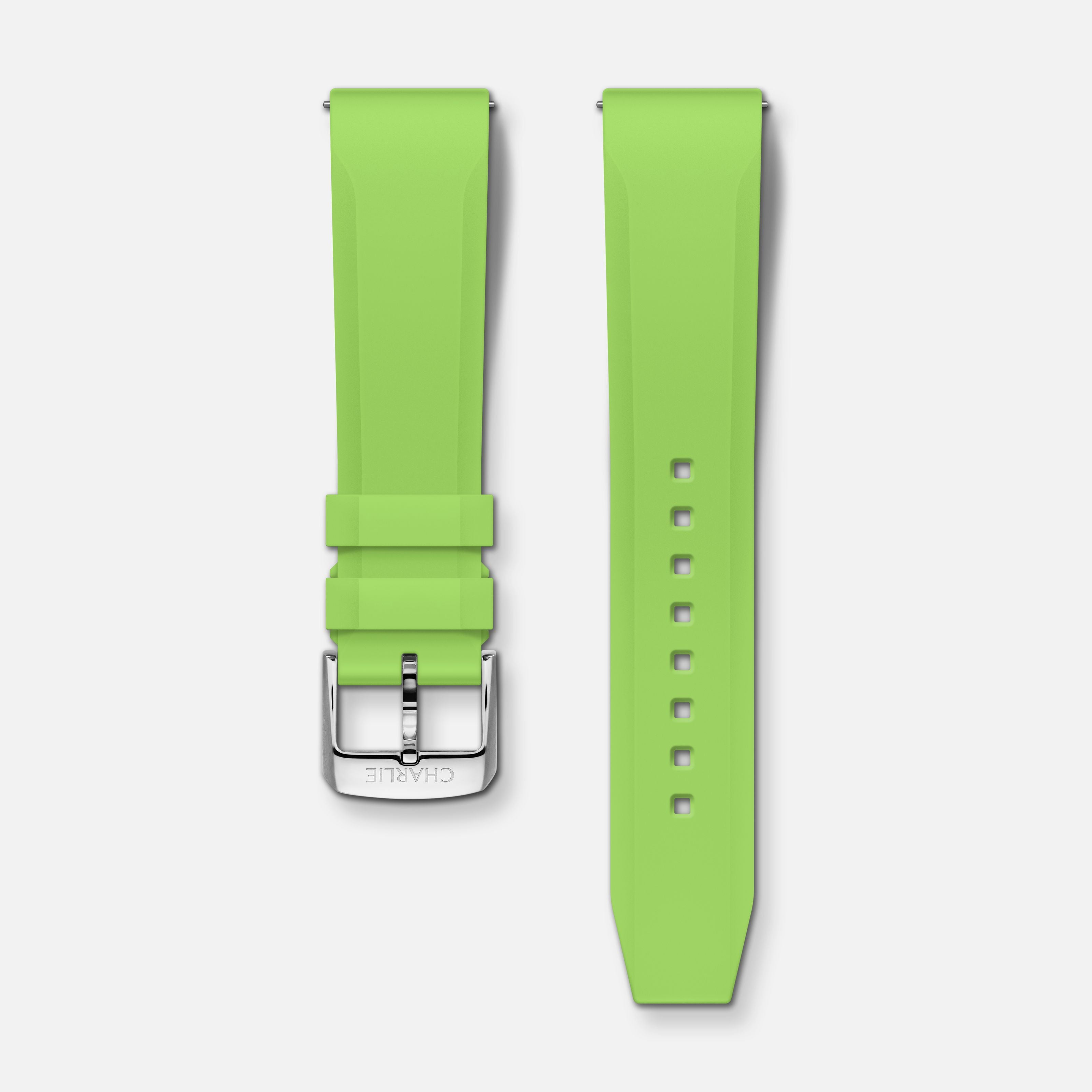Bracelet caoutchouc lime NBR 20mm