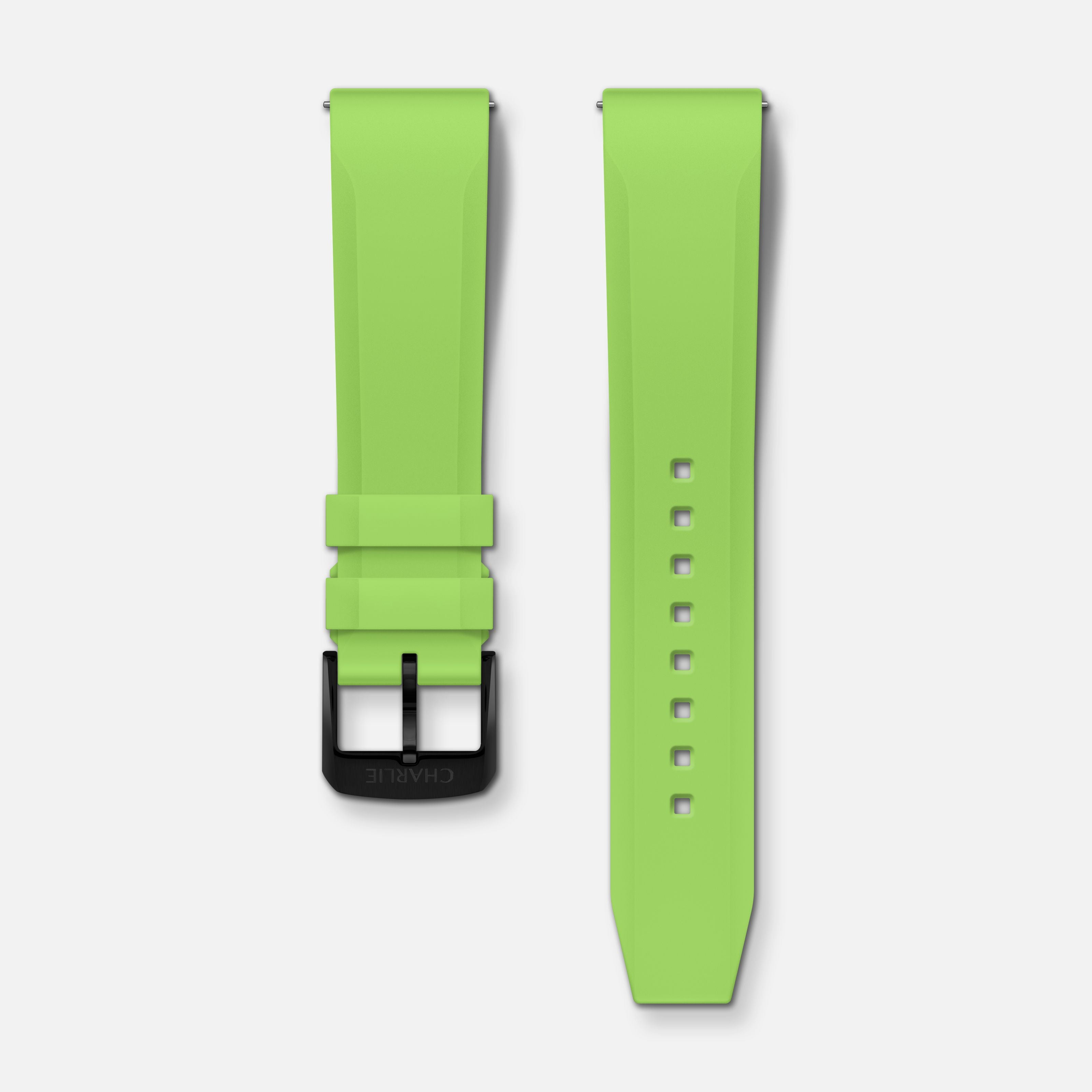 Bracelet caoutchouc lime NBR 20mm