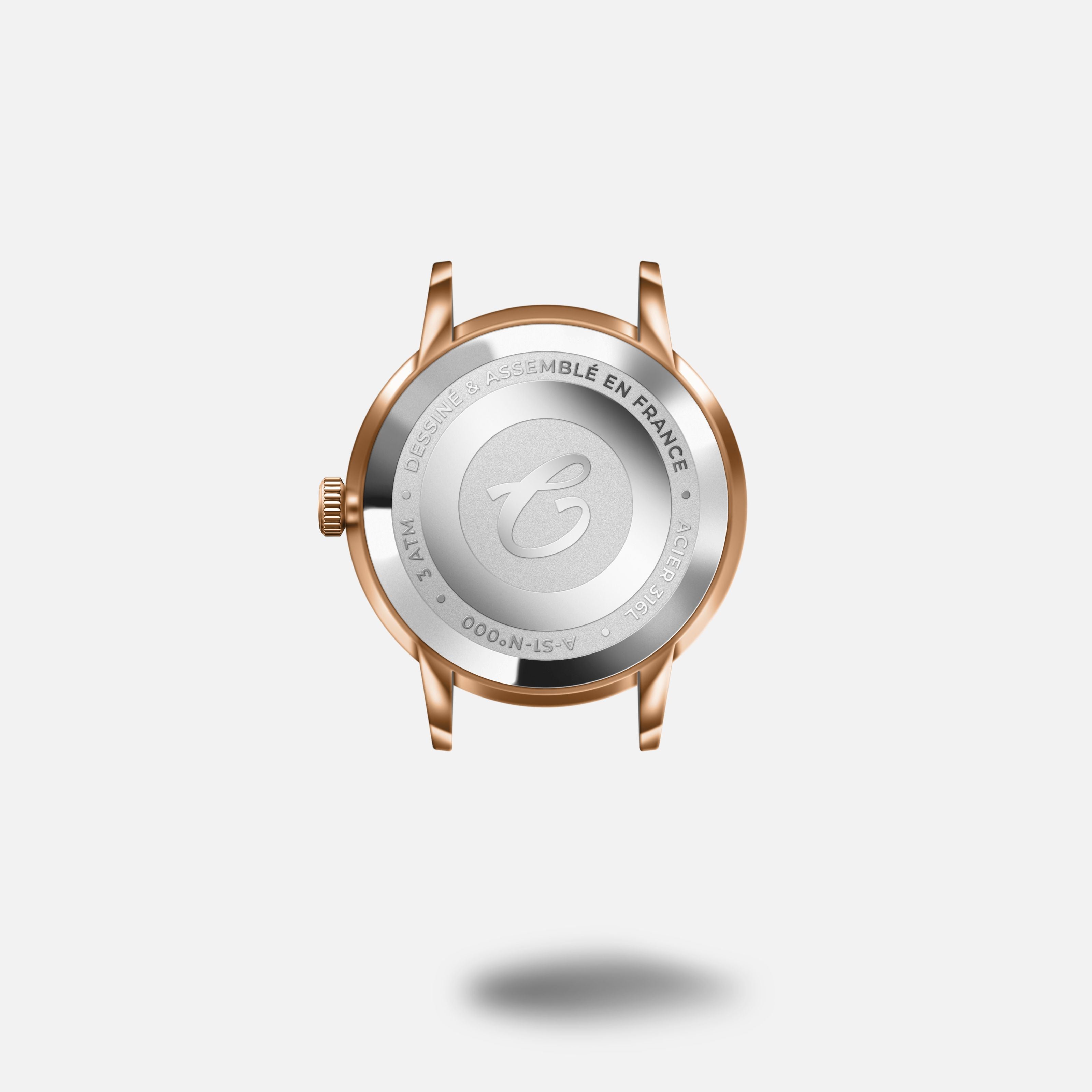 SULLY - Quartz Moon phase - Rose gold 