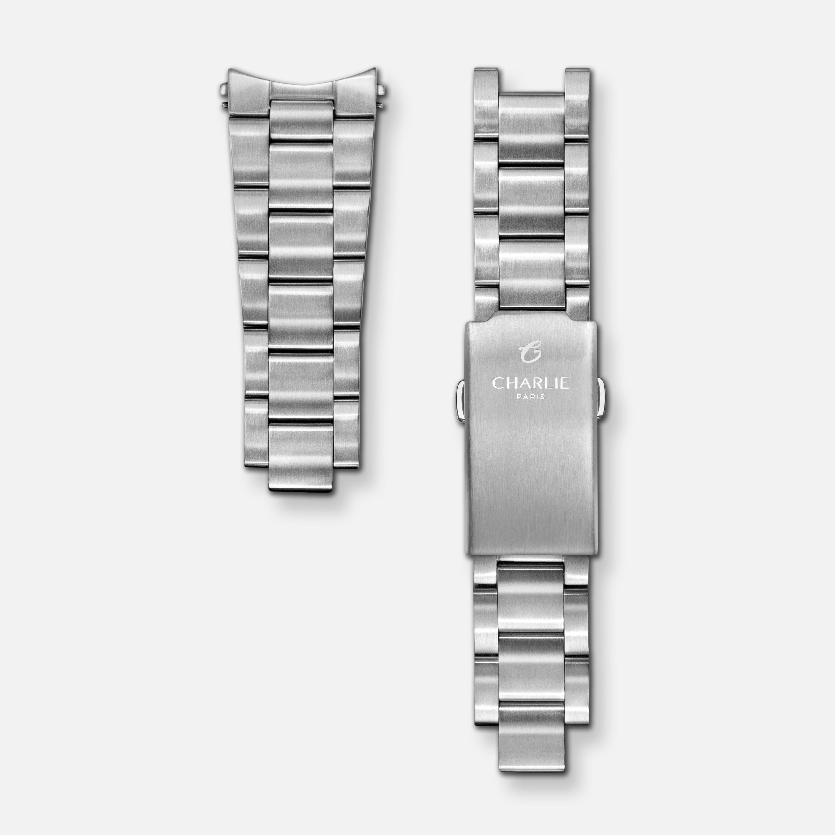 Bracelet acier 3 maillons 20mm