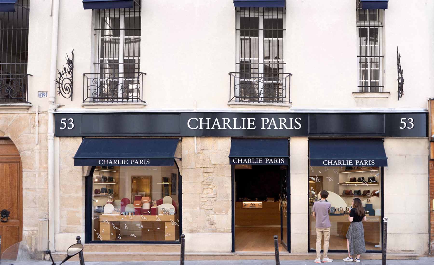 Photo de la boutique Charlie Paris 53 rue Saint André des Arts, 75006 Paris.