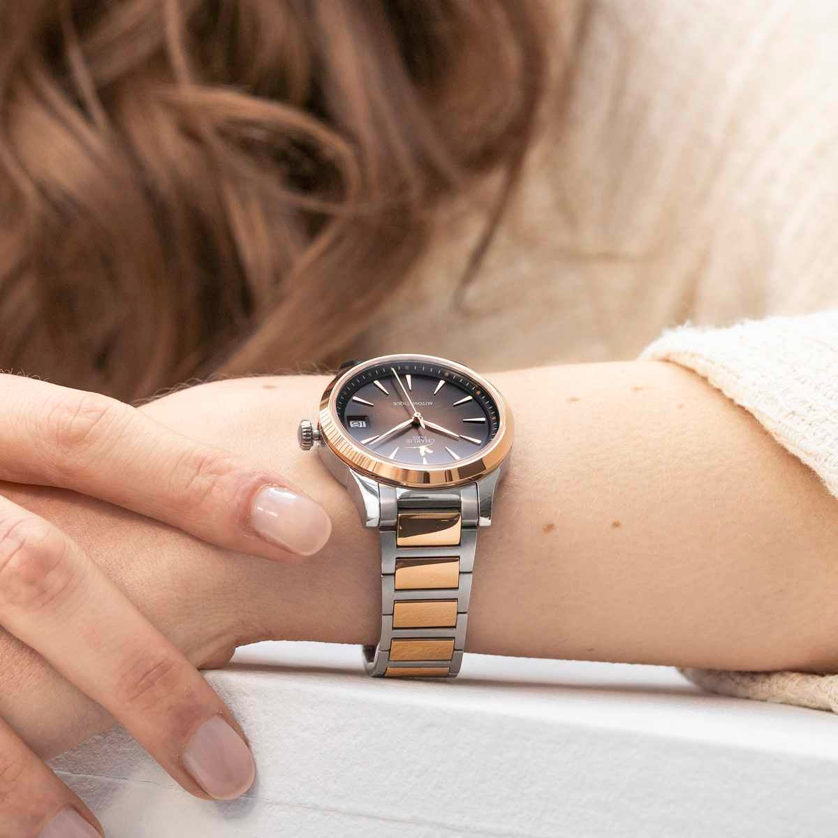Aurore - Automatic Date - Gold &amp; Brown