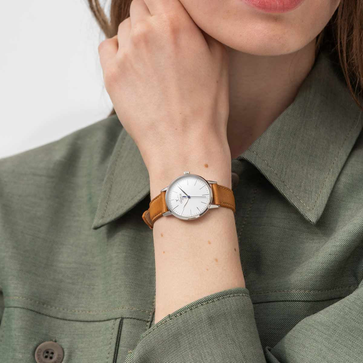 Montre discount femme cuir