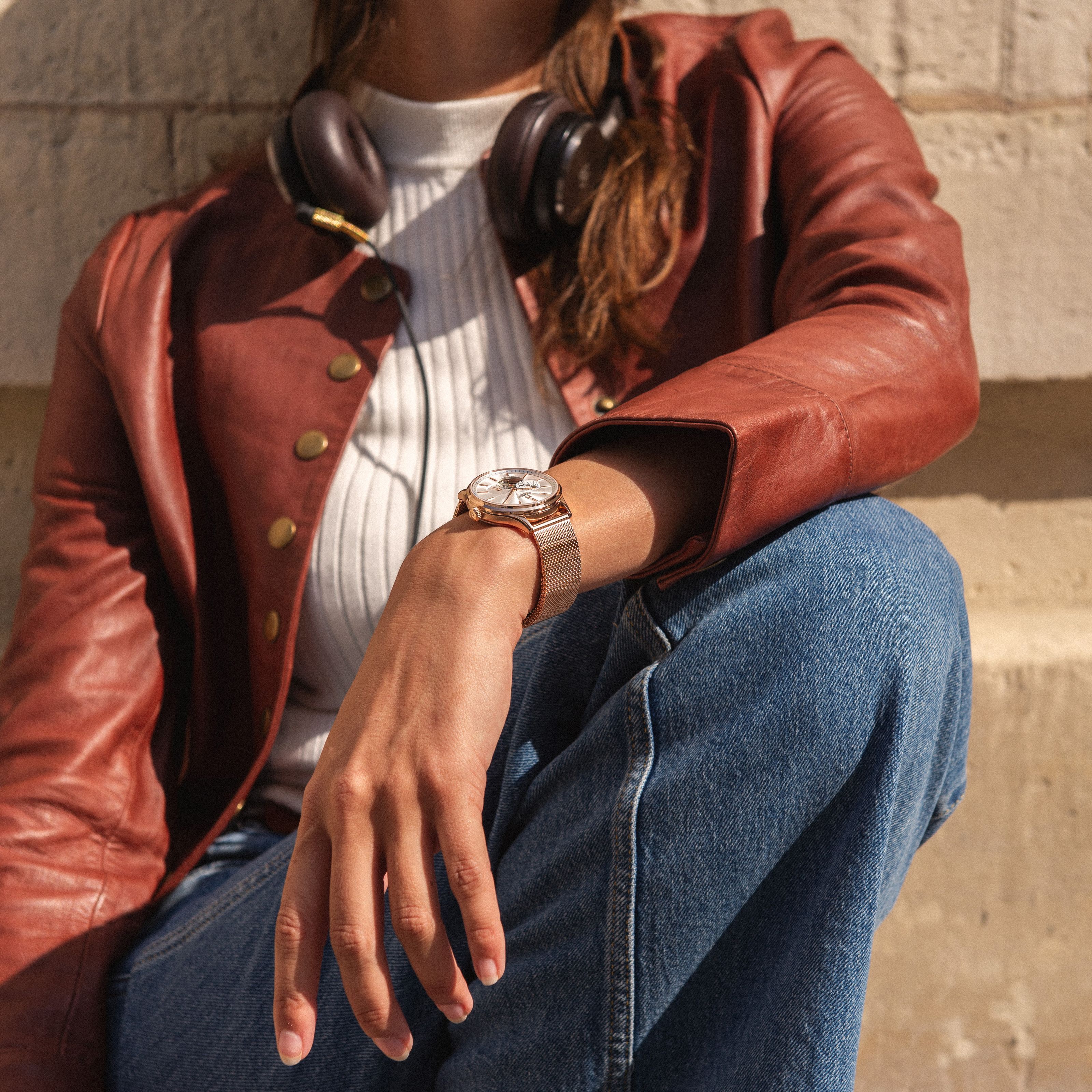 INITIAL 36 - Cœur Ouvert Jour/Nuit - Doré Rose