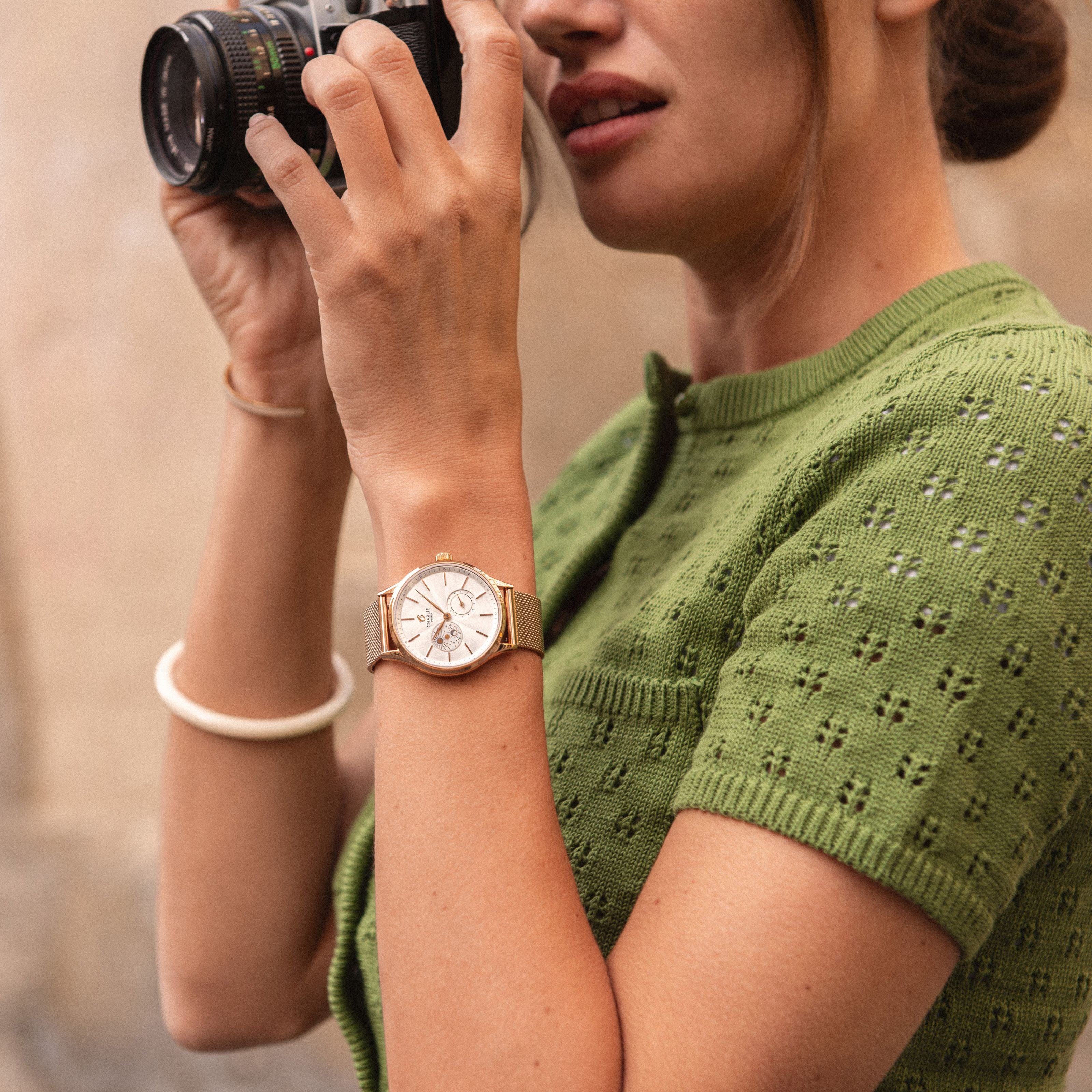 INITIAL 36 - Día/Noche - Dorado Rosa