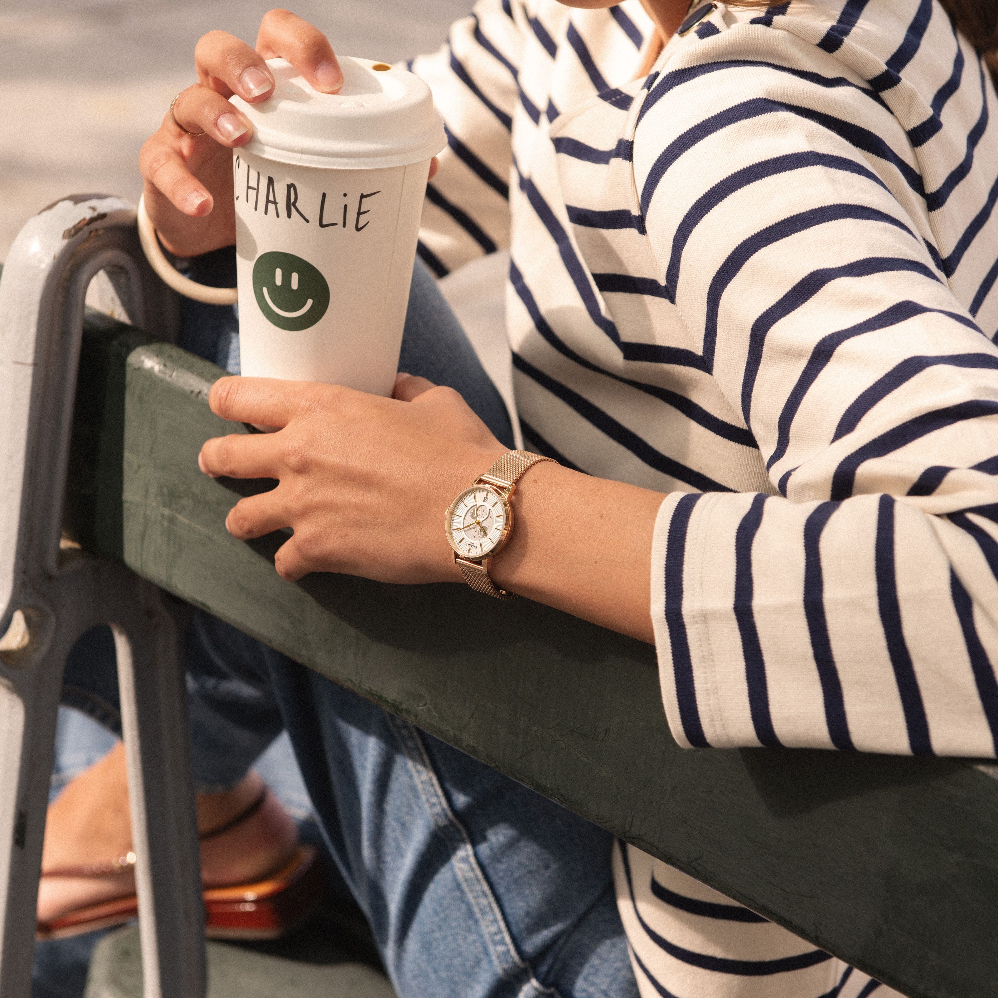 SULLY - Fasi lunari - Oro rosa & Bianco