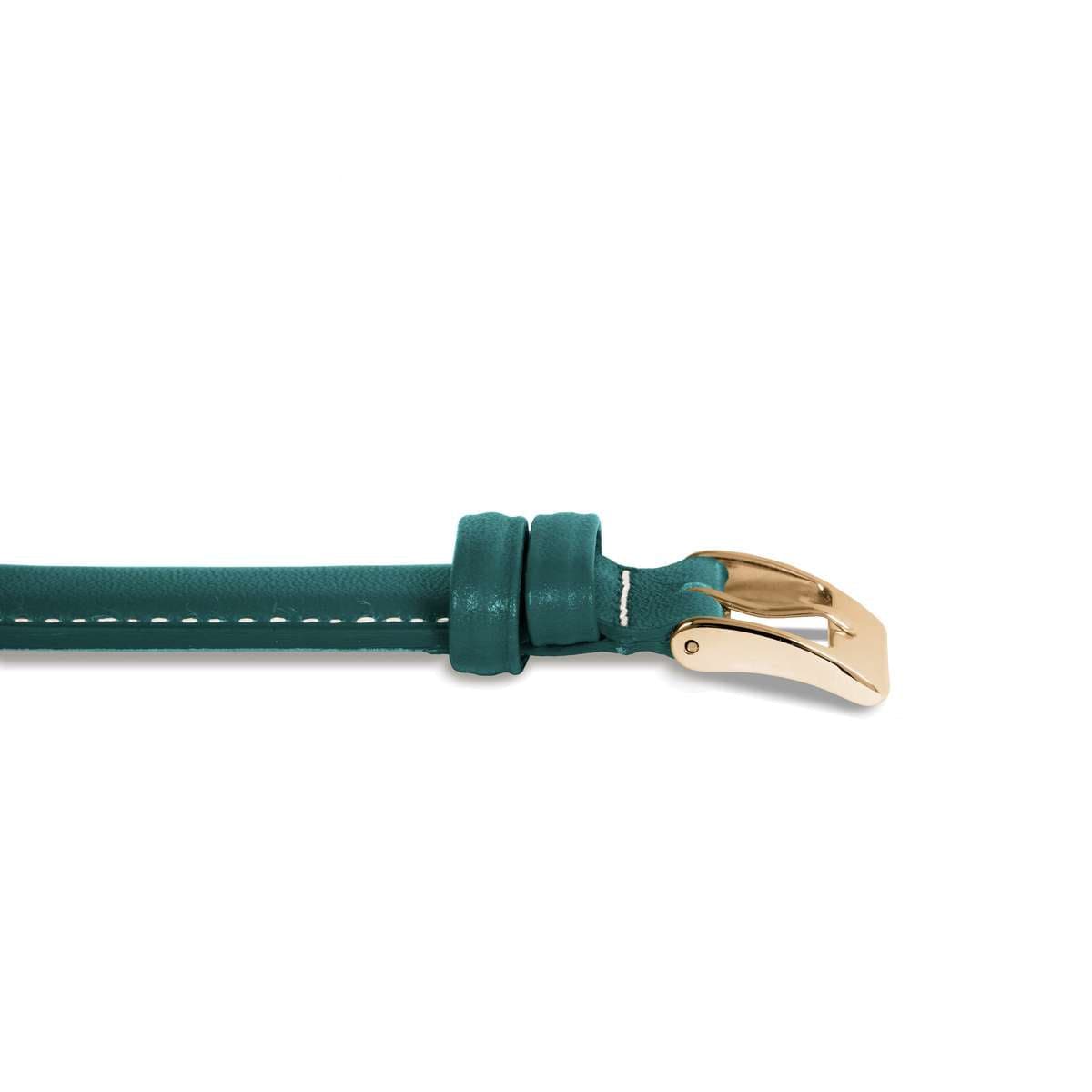 Bracelet cuir Mick paon - Charlie Paris
