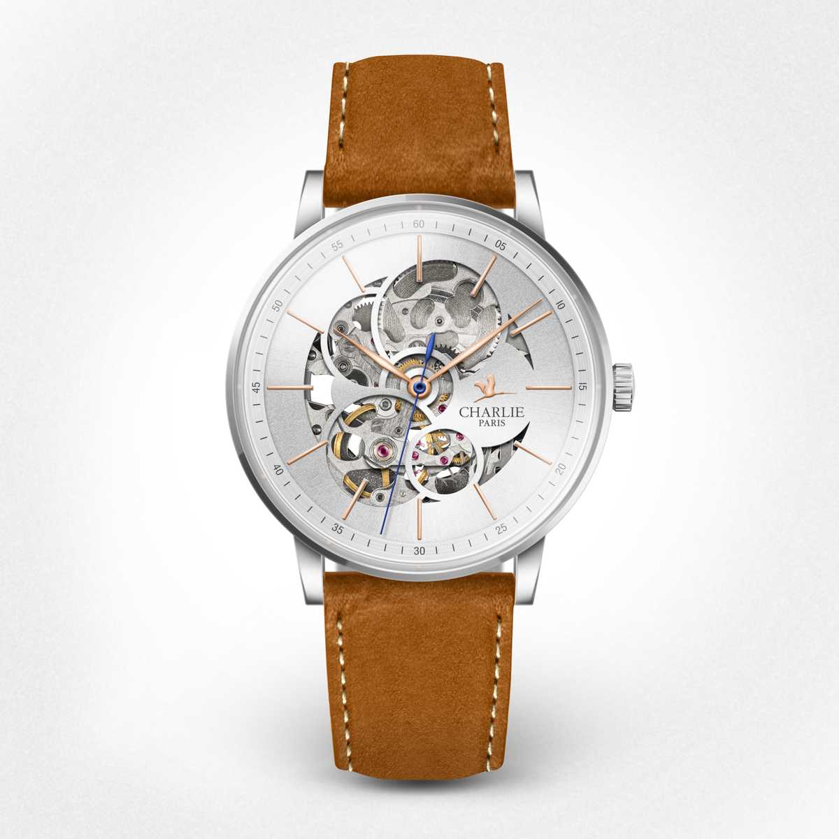 Montre squelette suisse hot sale